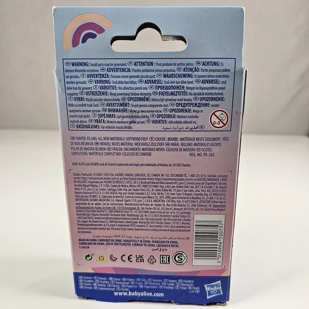 Baby Alive Doll Diaper Refill Pack 4 Diapers New Sealed Hasbro E9119 Replacement